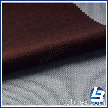 Tissu de tricot de polyester obl20-110 100% polyester pour la veste